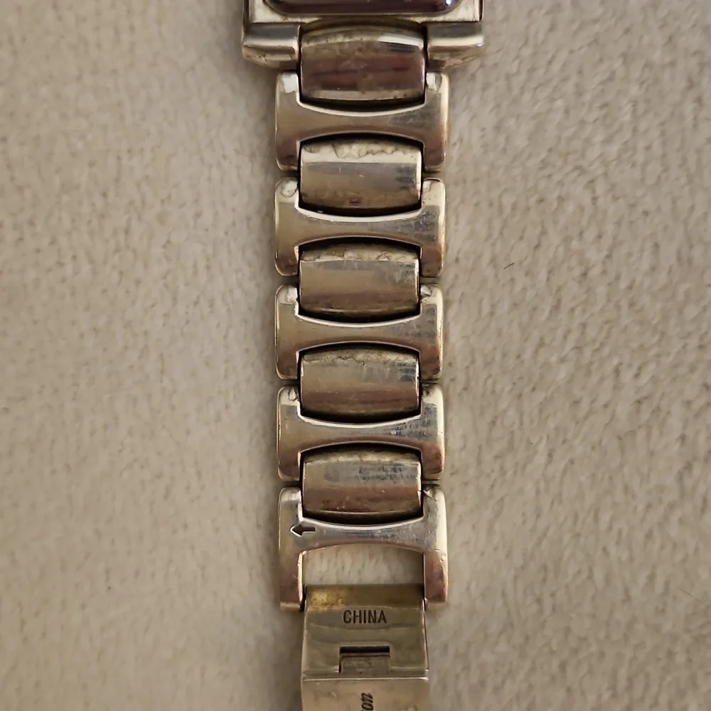 Vtg BRIGHTON 1990s Turin Silver and Gold Two-Tone Watch